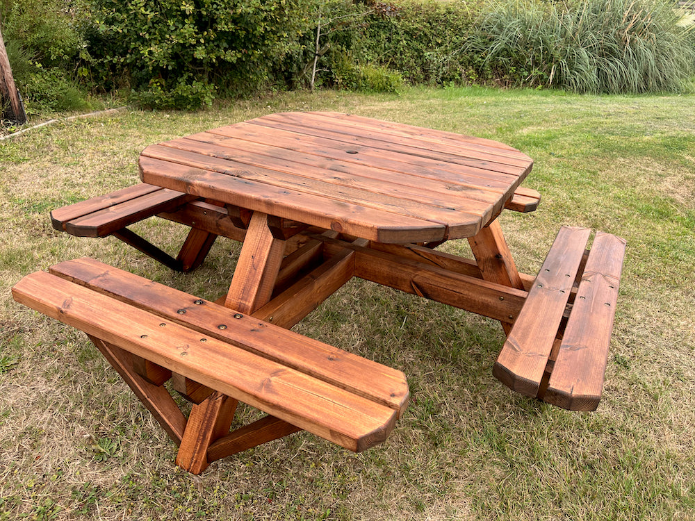 8 seat Square Picnic Table