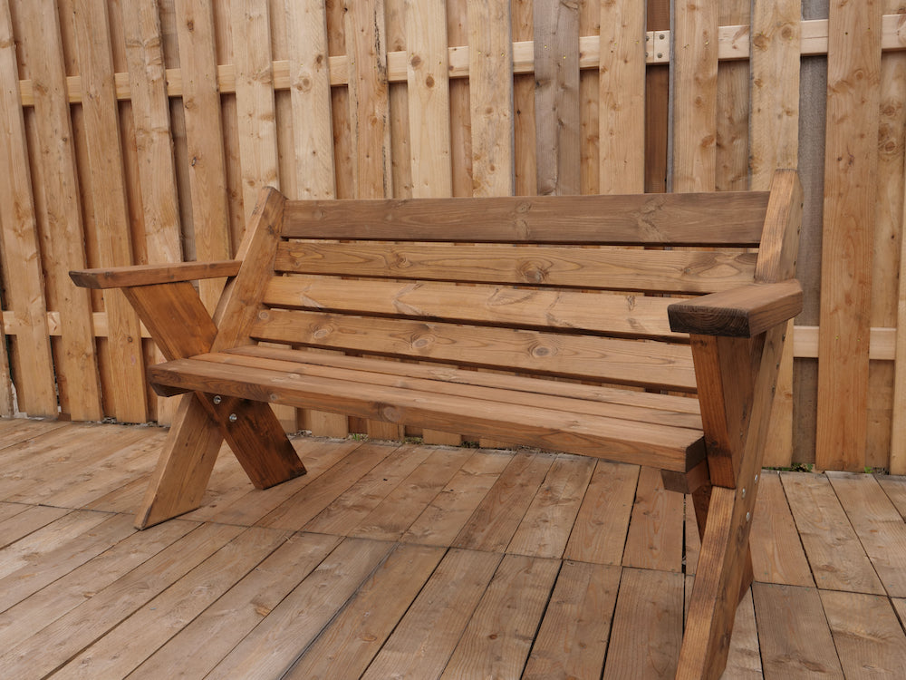 King Arthur Wooden Garden Bench