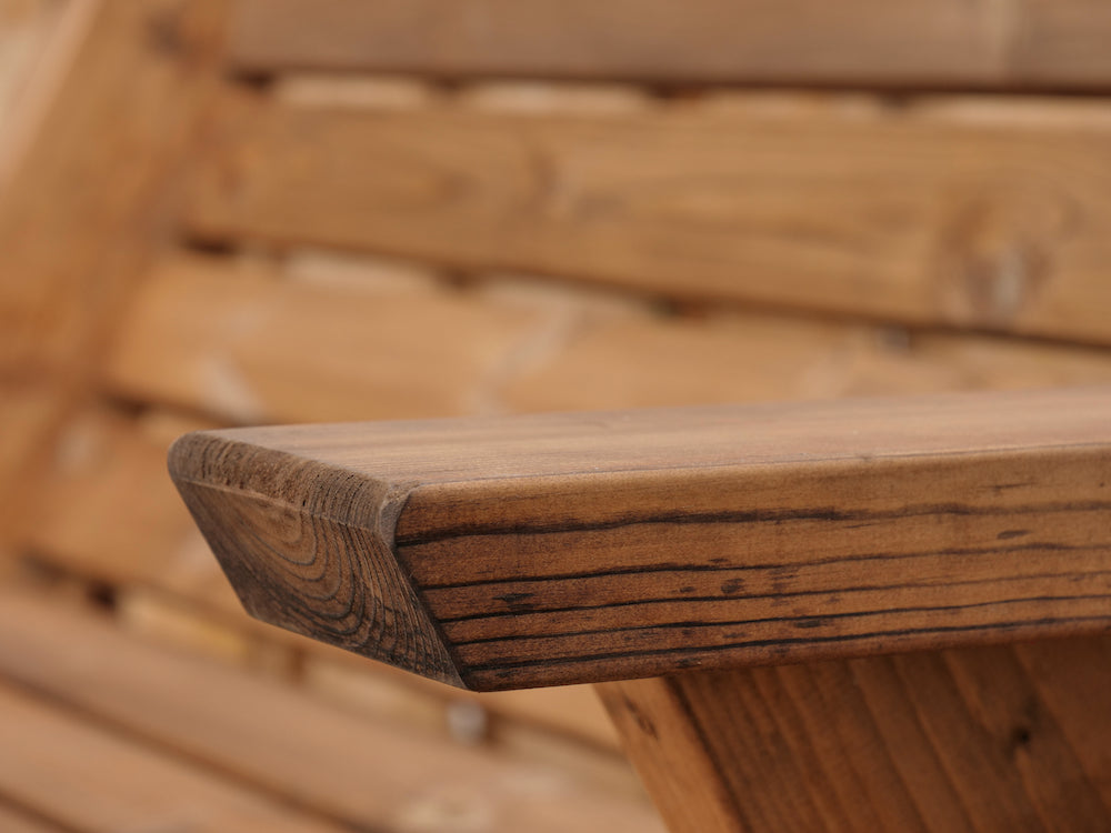 Wooden Bench Arms